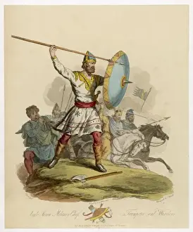 Medieval Warrior Art Drucke: Anglo Saxon Chieftain