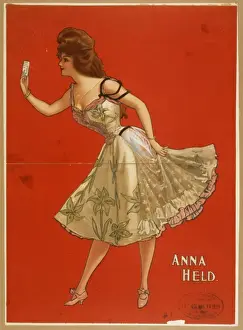 Antique Posters For Sale Drucke: Anna Held
