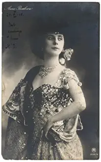 Anna Pavlova Ballet Dancer Drucke: Anna Pavlova / Postcard