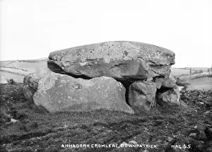 Early 1900s Irish Landmarks Drucke: Annadorn Cromlech, Downpatrick