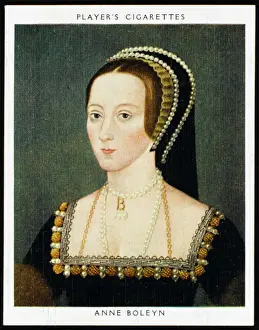 Drucke von Anne Boleyn Zweite Königin von Heinrich VIII vom Jahre 1533 bis zum Jahr 1536 Porträt Drucke: Anna Boleyn / Spielerinnen / 23