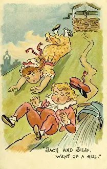Jack And Jill Illustration Drucke: Anon 4. Jack and Jill