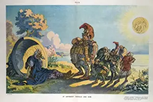 Puck Magazine Illustrations Online Drucke: If anybody should ask him