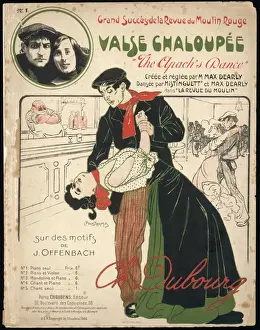 Drucke von Apache Tänzer : Durch einen seltsamen Schwung der Mode werden die schurkischen Gangster des Pariser Unterweltgebiets zu einem pittoresken Bild und ihr männliches Tanzstil wird zum Hit des Tages Historische Modetrends Drucke: Der Apache-Tanz, 1908
