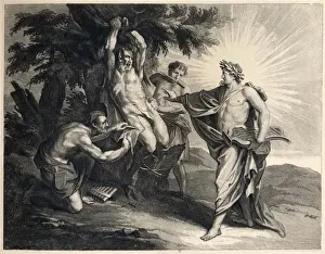 Apollos schlägt Marsyas