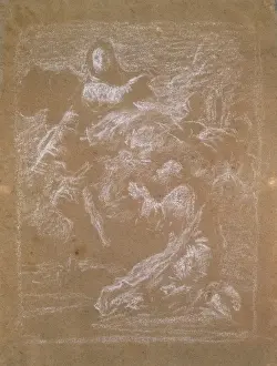 Spanish Historical Art Drucke: Apparition of the Virgin of the Pillar