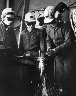 Historical Mining Industry Drucke: Apprentice Miners / 1966