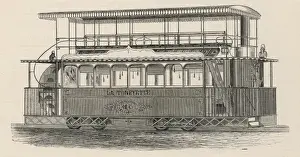 Vintage British Railways Drucke: Apseys Steam Tram
