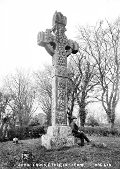 Northern Ireland Monuments Drucke: Arboe Cross, E Face, Co Tyrone