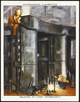 Metal Fabrication Process Drucke: Arc Welding / Cig Card