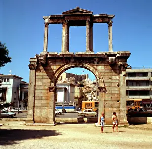 Athens Landmarks Drucke: Arch of Hadrian