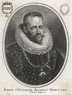 Historical Royal Figures Drucke: Archduke Albert of Austria