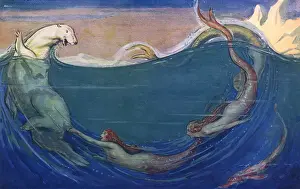 Antarktische Abenteuer, von Webster Murray gezeichnet