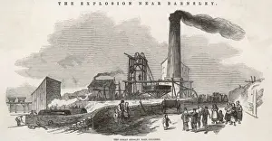 Yorkshire Historical Images Drucke: Ardsley Colliery / 1847