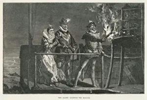 British Maritime History Drucke: Armada Beacons 1588