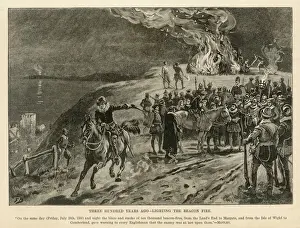Spanish Armada Drucke: Armada / Warning Beacons