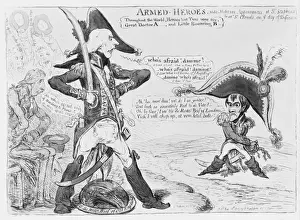 British Politics Cartoons Drucke: Armed-heroes