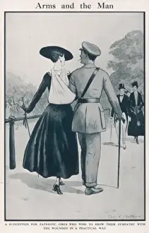 World War I Soldier Drucke: Arms and the Man by Edwin Morrow