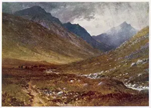 Drucke von Glen Rosa, Arran Aquarellbilder Drucke: Arran / Glencoe 1904