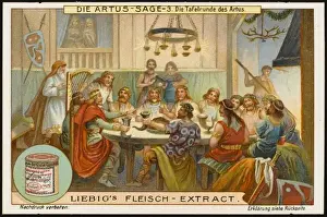 Arthurian Legend Paintings Drucke: Arthurs Round Table