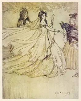 Arthur Rackham Prints Drucke: Aschenputtel (Rackham)