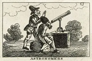 Vintage Astronomy Images Drucke: Astronomers
