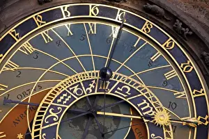 Prague Astronomical Clock Drucke: Astronomical Clock in Prague