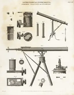 Historical Astronomical Instruments Drucke: Astronomical instruments: achromatic telescopes