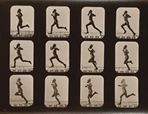 Vintage Athletics Photography Drucke: Athletes. Running