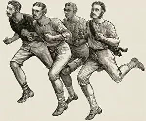 Drucke von Leichtathletik, Rennen, Frühes zwanzigstes Jahrhundert, Gravur Zeitgenössische Kunst Drucke: Leichtathletik, Rennen, frühes zwanzigstes Jahrhundert, Steindruck