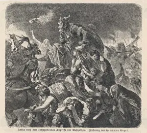 Medieval European Warfare Drucke: Attila at Chalons - 1