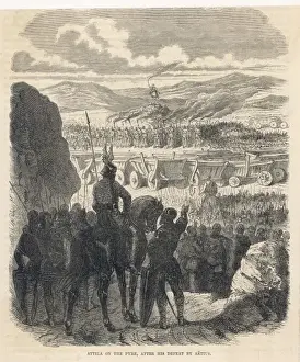 Attila The Hun Drucke: Attila at Chalons - 3