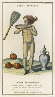 Roman Emperor Augustus Drucke: August C18Th