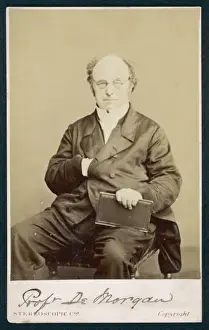 Mathematician Portrait Drucke: Augustus De Morgan / Cdv