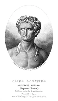 Ancient Roman Leaders Drucke: Augustus (Tardieu)