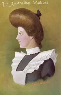 Australische Kellnerin