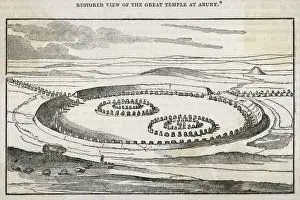 Prehistoric Stone Circle Drucke: Avebury Reconstructed