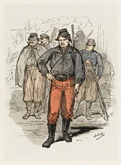 French Historical Events Drucke: Avenging Flourens