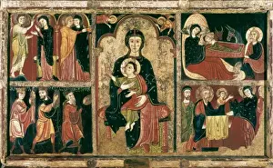Medieval Altarpiece Drucke: Avia, master of (120- )