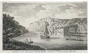 Bristol Landmarks Drucke: The Avon Near Bristol