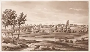 Drucke von Axminster, Devon, berühmt für seine Teppichherstellung Axminster Drucke: Axminster Devon