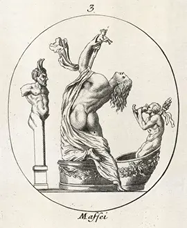 Mythological Artwork Online Drucke: Bacchante in Ecstasy - 2