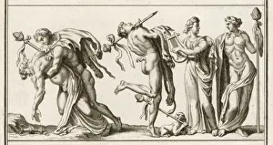 Classical Antiquity Images Drucke: Bacchic Worshippers