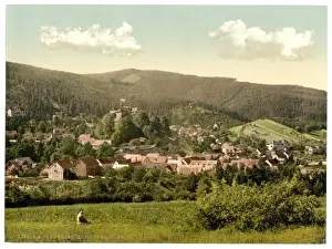Historical Images Of Germany Drucke: Bad Elgersburg, Thuringia, Germany