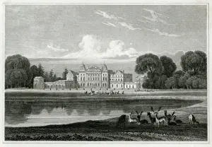 Gloucestershire Landscapes Drucke: Badminton Glos
