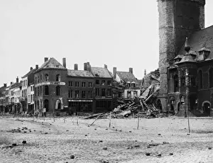 World War One Destruction Drucke: Bailleul 1918