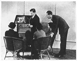 John Logie Baird Drucke: Baird Demonstration