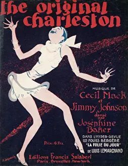 Tanz Drucke: Der Bäcker tut den Charleston
