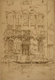 Arched Window Architecture Drucke: The Balcony