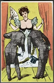 Mary Evans Prints Collection Drucke: Bald Prima Donna 20C